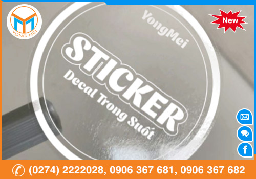Nhãn Decal Trong Suốt